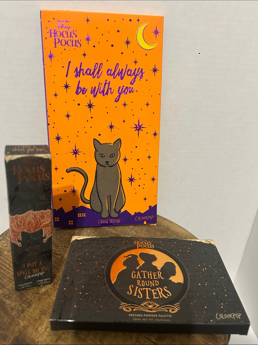 ColourPop Hocus Pocus Cat-Themed Makeup Set in and Hand Mirror